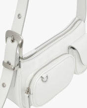 將圖片載入圖庫檢視器 Findkapoor 벨티 포켓백 25-White
