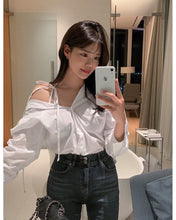將圖片載入圖庫檢視器 Cross bean blouse