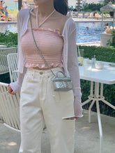 將圖片載入圖庫檢視器 3way Cotton Smock Blouse-Pink現貨
