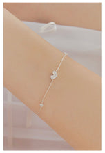 將圖片載入圖庫檢視器 Ribbon cubic bracelet(Silver 925)
