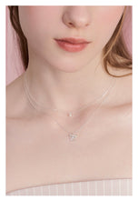 將圖片載入圖庫檢視器 Silver925  [태연 착용] LACY RIBBON PEARL LAYERED NECKLACE 0313V
