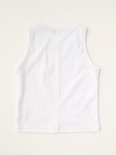 將圖片載入圖庫檢視器 SIENNE Berlin logo crop sleeveless-White現貨
