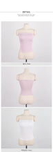 將圖片載入圖庫檢視器 Eonni Jenny Shirring Cap Sleeveless-Pink現貨
