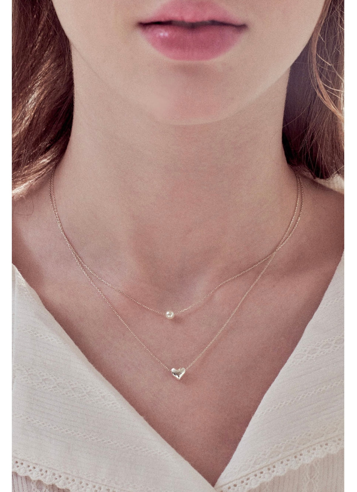 ネックレス・ペンダント +ENGBROX+ silver925 dreaming layered necklace EBNL23003SV Brighton - Dreaming In Brighton - Brighton Elora Gems Multi