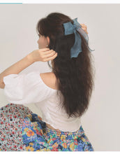 將圖片載入圖庫檢視器 Rosy Ruffle Ribbon Hairpin
