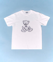 將圖片載入圖庫檢視器 MARITHE Doodle Bear Tee White/Black(S碼現貨)
